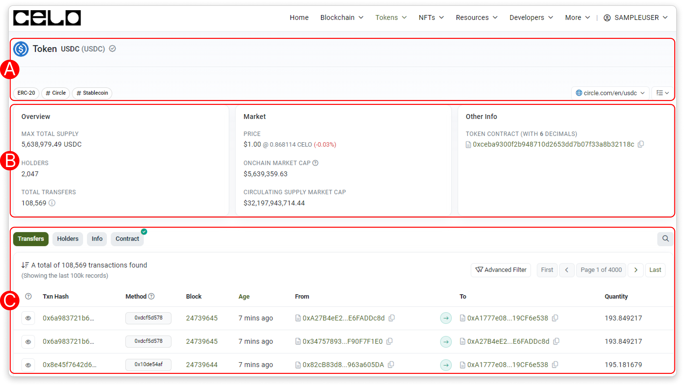 Basescan Information Center | Understanding the Token page