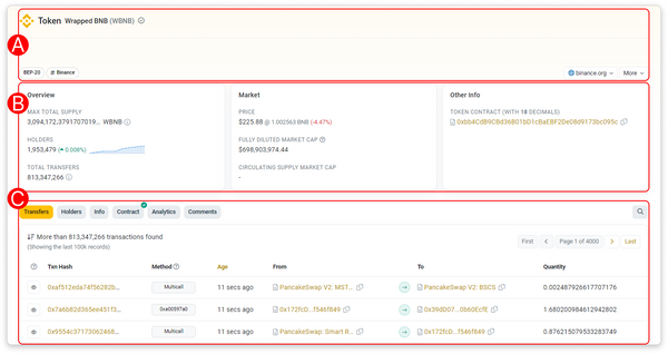 Basescan Information Center | Understanding the Token page